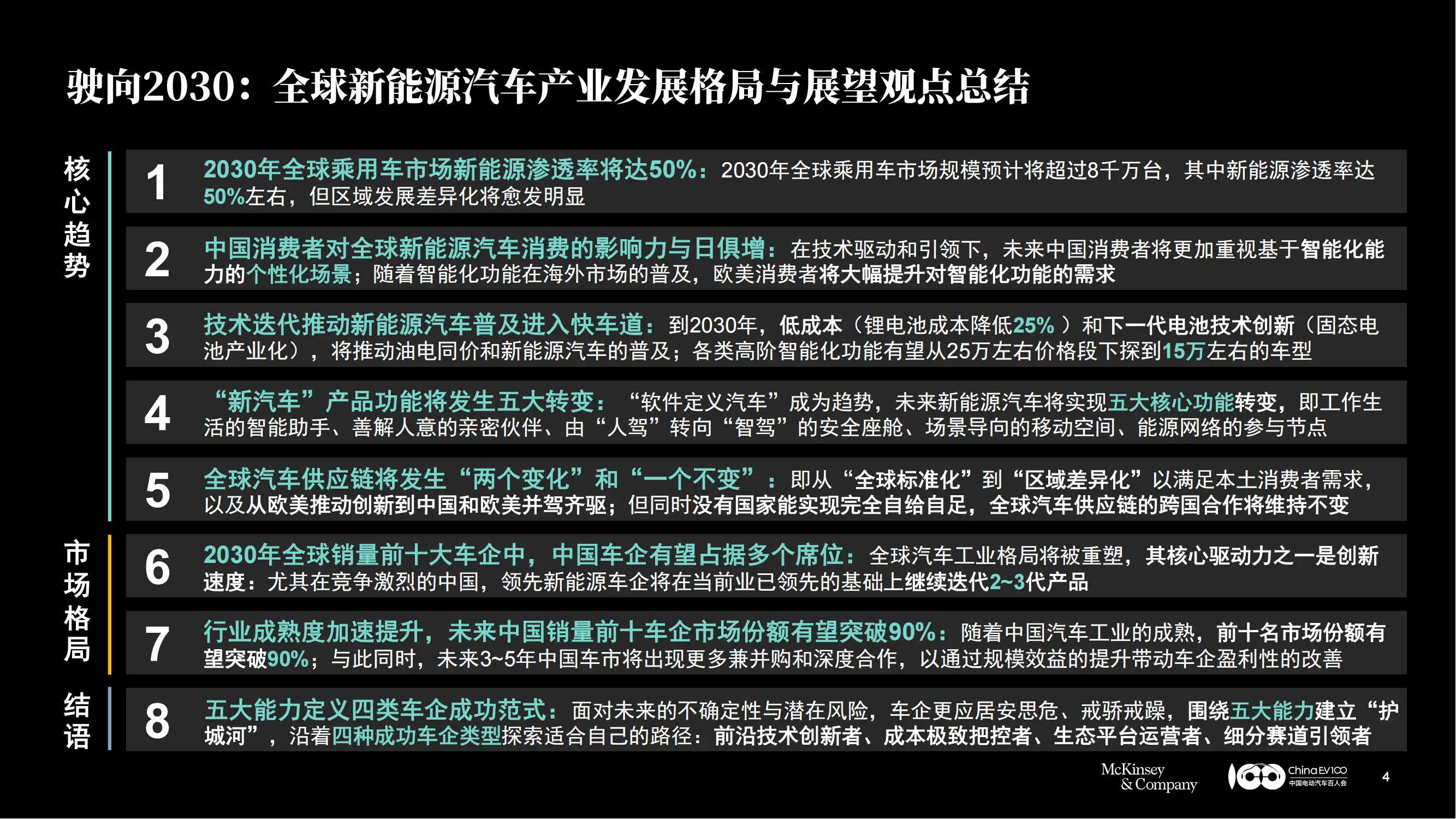 2月27日中国电动汽车百人会发布全球新能源汽车产业展望报告